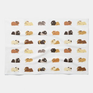 Guinea pigs kitchen towel