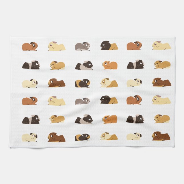 Guinea pigs kitchen towel (Horizontal)