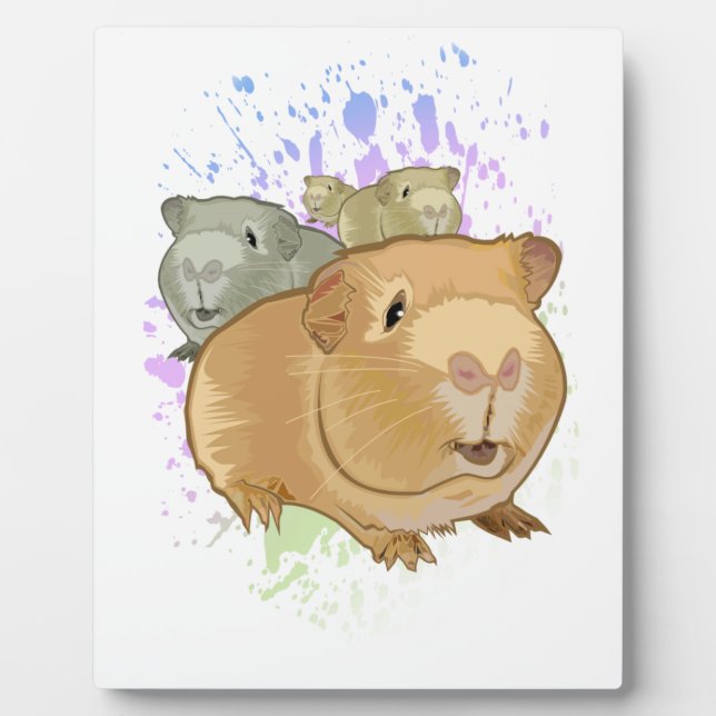 Guinea Pigs Plaque (Front)