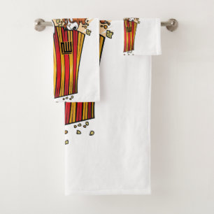 Guinea Pigs Popcorn Bath Towel Set