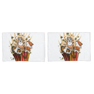 Guinea Pigs Popcorn Pillowcase