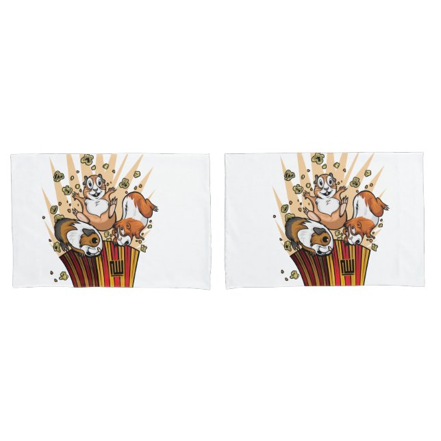 Guinea Pigs Popcorn Pillowcase (Front-Set)