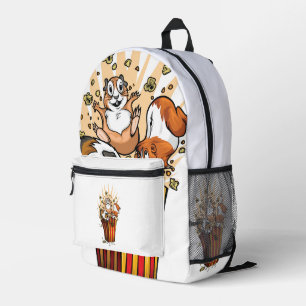 Guinea Pigs Popcorn Printed Backpack