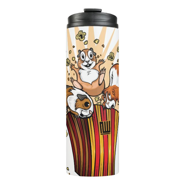Guinea Pigs Popcorn Thermal Tumbler (Front)