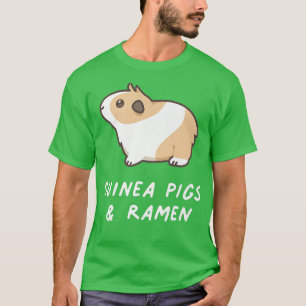 Guinea Pigs & Ramen Cute Rodent Pet Kawaii Lover A T-Shirt