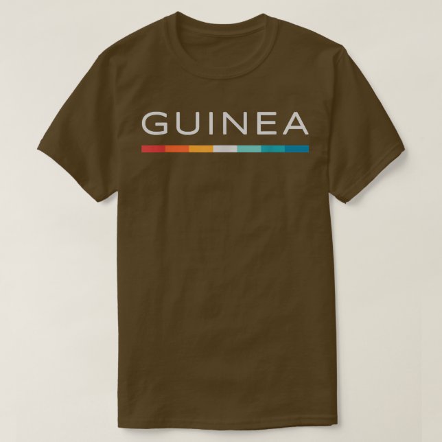 Guinea Retro Design  T-Shirt (Design Front)