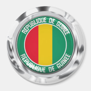 Guinea Round Emblem Magnet