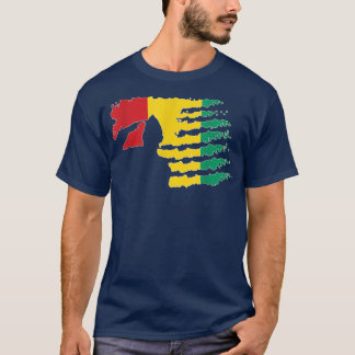 guinea Soldier Salute Veteran Patriot  T-Shirt