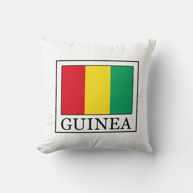 Guinea Throw Pillow (Front)