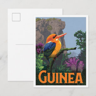 Guinea Vintage Travel Postcard