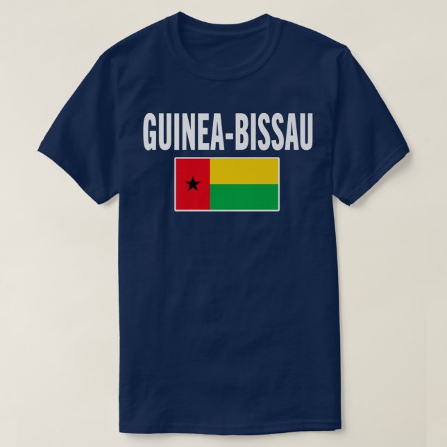 GuineaBissau  Bissauan Tee Flag souvenir Gift  (Design Front)