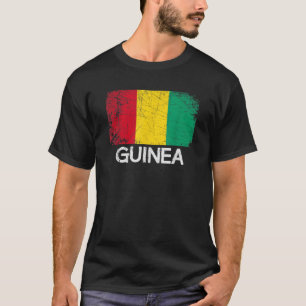 Guinean Flag Vintage Made In Guinea Gift T-Shirt