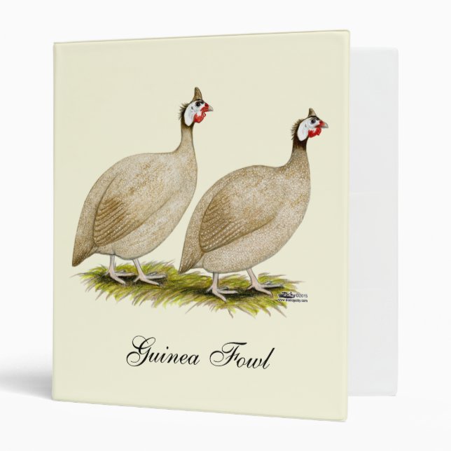 Guineas Buff Dundotte Fowl Binder (Front/Inside)