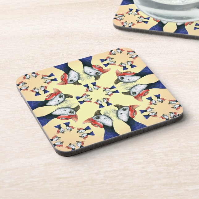 Guineas Everywhere! Coaster (Left Side)