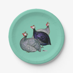 Guineas Three Paper Plate