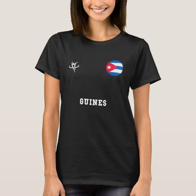 GUINES Cuba Vintage Sports T-Shirt (Front)