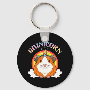 Guinicorn Guinea Pig Unicorn Costume Keychain