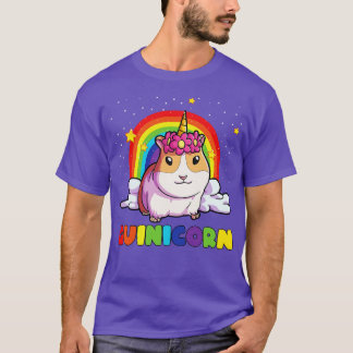 Guinicorn Guinea Pig Unicorn For Girls Guinea Pig T-Shirt
