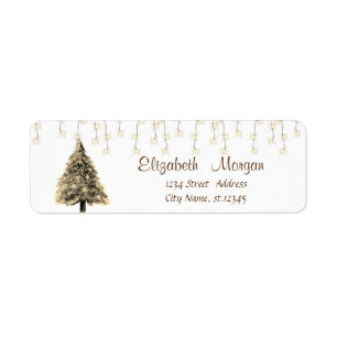 Guirlande de Noël élégante en forme de sapin