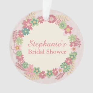 Guirlande florale rose