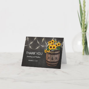 Guirlande Lumineuse Merci Fleur de Tournesol de la