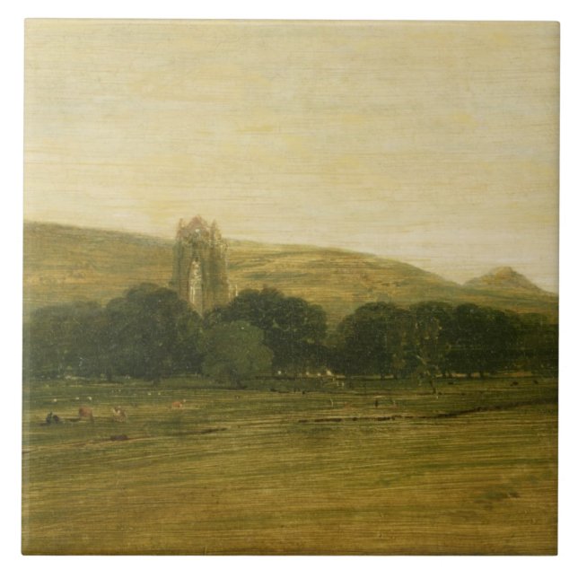 Guisborough Priory, c.1801-02 (oil on canvas) Tile (Front)