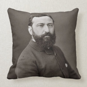 Guiseppe de Nittis (1846-84), from 'Galerie Contem Throw Pillow