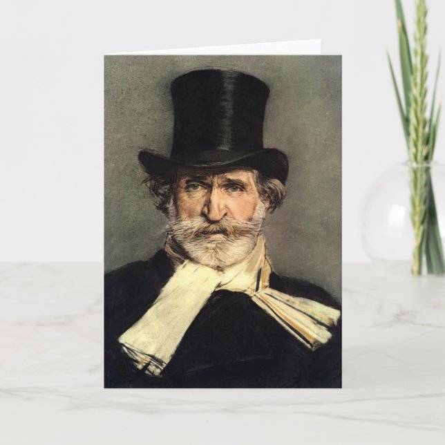 Guiseppe Verdi - Maestro of Italian Opera Card (Front)
