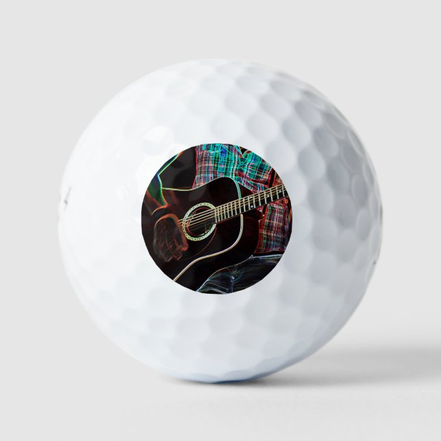 Guitar 1 be6 gbm golf balls (Front)