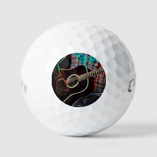 Guitar 1 css gbcna golf balls (Front)