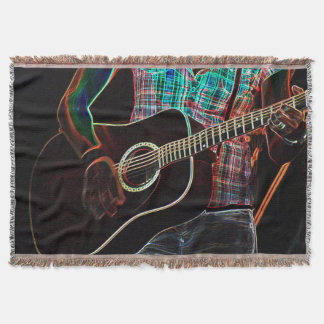 Guitar 1 tbcna throw blanket