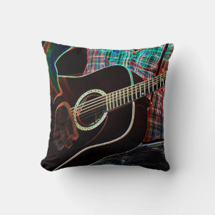 Guitar 1 tpm throw pillow