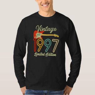 Guitar 25 Year Old Vintage 1997 T-Shirt