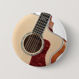 guitar 2 inch round button