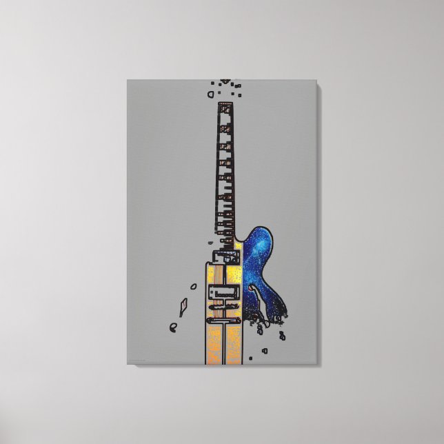 Guitar 4 24x36 (60x90cm) waccna canvas print (Front)