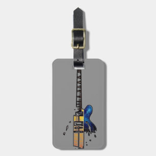 Guitar 4 Customisable Details ltcn Luggage Tag