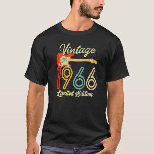 Guitar  56 Year Old  Vintage 1966 T-Shirt