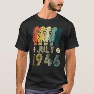 Guitar 76 Year Old Vintage 1946 T-Shirt