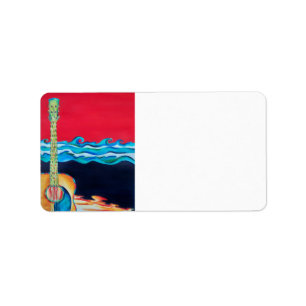 Guitar Address Label