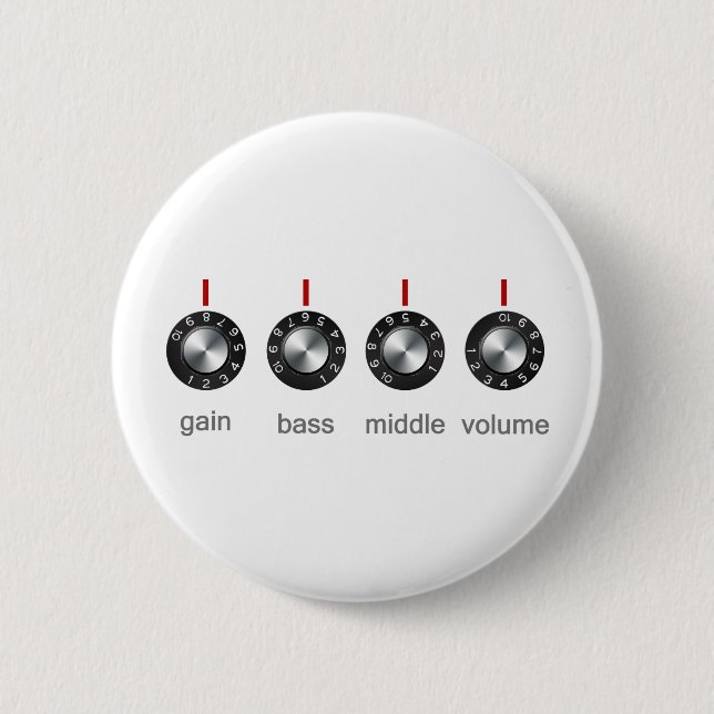 Guitar Amp Knobs 2 Inch Round Button (Front)
