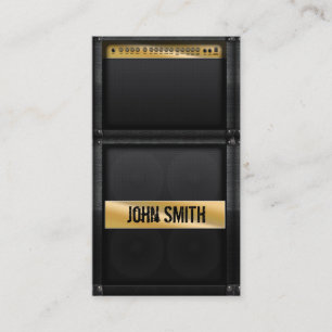 Guitar amp with custom name  business card
