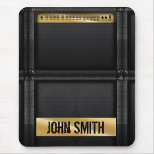 Guitar amp with custom name  mouse pad