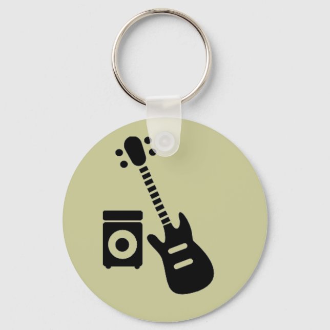 Guitar/Amplifier Keychain (Front)