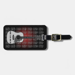 Guitar and chord 06 luggage tag