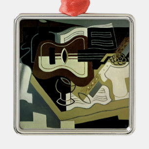 Guitar and Clarinet, 1920 Metal Ornament