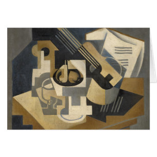 Guitar and Fruit Bowl on a Table, 1918