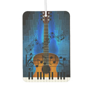Guitar and Keyboard Music Air Freshener