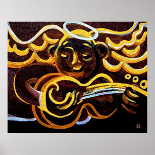 Guitar angel poster