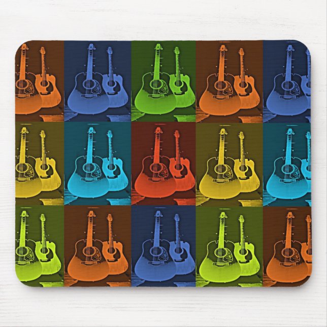 Guitar Art  Mouse Pad (Front)