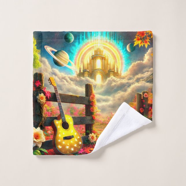 Guitar Art Wash Cloth (Wash Cloth)